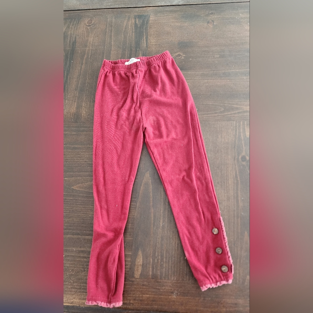 Red leggings